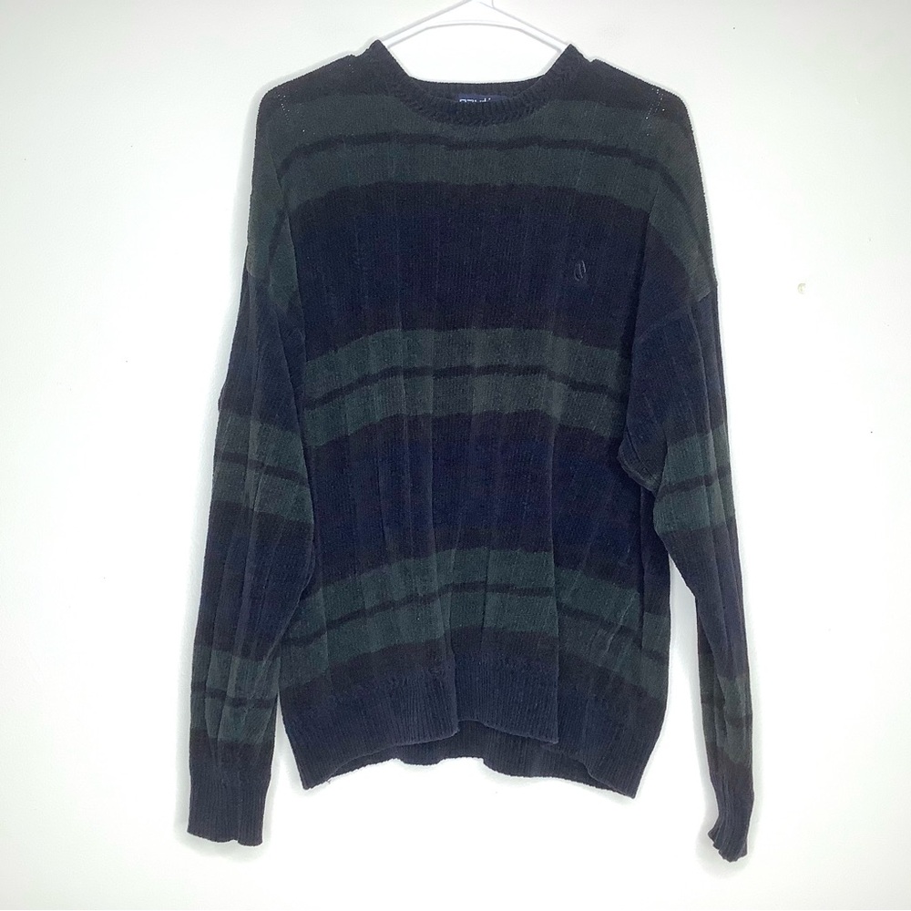 < Vintage Nautica 100% Cotton Striped Sweater > - Picture 1 of 5